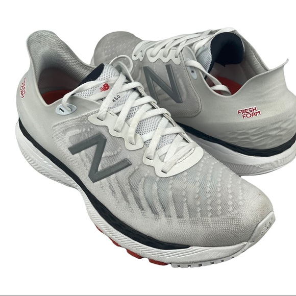 New Balance Other - Running | New Balance Mens Fresh Foam 860v11 White with Ghost Pepper Siz…